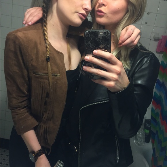 BCBG MaxAzria Suede Fringe Jacket - Picture 10 of 10